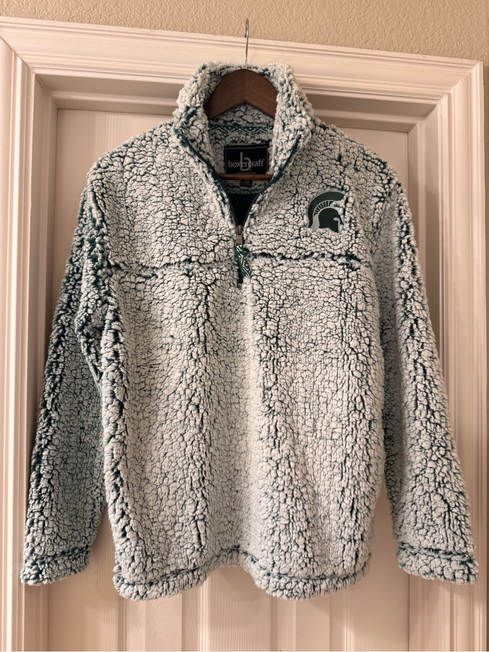 Michigan State Sherpa Quarter Zip Pullover